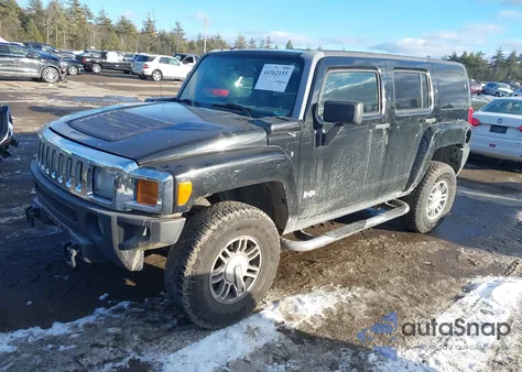 2007 Hummer H3 Suv z USA, uszkodzony, nr VIN 5GTDN13E978184858